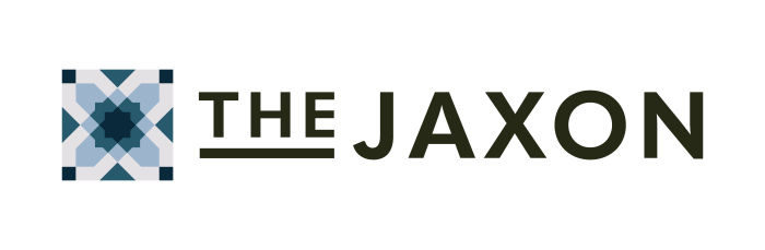 the jaxon logo on a black background at The  Jaxon