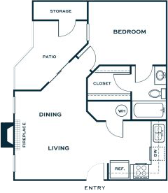 floor plan photo of the park at The  Jaxon