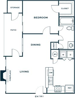 floor plan photo of the park at westchase in houston, tx at The  Jaxon